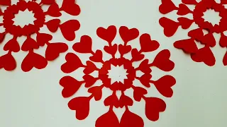 DIY:How to decorate for Valentine's Day with Paper - cut heart - shaped |heart to heart