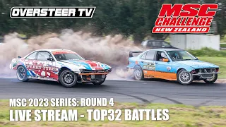 MSC Challenge NZ: Round 4 - Top 32 Battle Competition (Live Stream) Meremere Drift Park