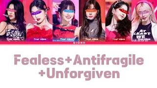 YOUR GIRL GROUP 6 MEMBER( FEARLESS+ ANTIFRAGILE+UNFORGIVEN) AWARD SHOW CONCEPT