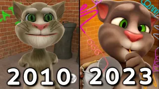 Evolution Of Talking Tom Games 2010-2023