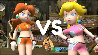 Super Mario Strikers - Daisy vs Peach - GameCube Gameplay (720p60fps)