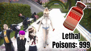 Тутор 999 леталок за 5 секунд + массовое отравление в Яндере симулятор  Yandere Simulator