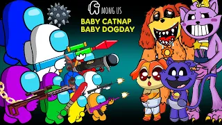 어몽어스 VS Baby Catnap & Baby Dogday | AMONG US ANIMATION