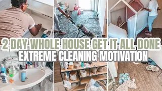 EXTREME GET IT ALL DONE MOTIVATION | WHOLE HOUSE CLEAN WITH ME | 2022 CLEANING & LAUNDRY MOTIVATION