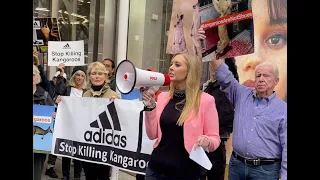 Australian Member of Parliament Protests Kangaroo Skin Shoes at NYC Adidas