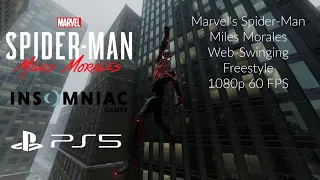 Marvel's Spider-Man Miles Morales PS5 (2020) Web Swinging Freestyle | Full Gameplay 1080p60 HD