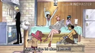 Momen Lucu Luffy Membaca buku