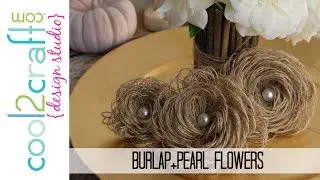 How to Make Looped Burlap Flowers + Bonus Tablescaping Ideas