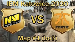 НАВИ против ФНАТИК на ИЕМ | Navi vs Fnatic Map #1 bo3 Dust2 | IEM Katowice 2020 by Neosporimiy