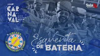 ACADÊMICOS DO TUCURUVI 4K - ESQUENTA DE BATERIA | CARNAVAL 2024 - LIGA-SP