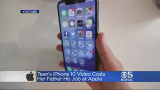 Apple Engineer Loses Job After Daughter's Video Of Using iPhone 10 Goes Viral