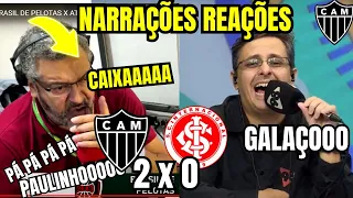 DUAS NARRAÇÕES !!!SHOW DO GALO 2 X 0 INTER !!BRASILEIRÃO RUMO A LIDERANÇA ! CAIXA SENSACIONAL