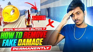 100% WORKING GLITCH😱HOW TO FIX FAKE DAMAGE ISSUE PERMANENT😍🔥|| MYSTERIOUS FACTS