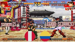 FT5 @kof97: sanemi15 (PE) vs LEGION-SEDAHE93 (CO) [King of Fighters 97 Fightcade] Apr 24