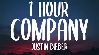 Justin Bieber - Company (1 HOUR/Lyrics) "can we be each other's company"