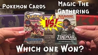 Pokemon Cards VS Magic The Gathering - Pokemon TCG - Who Do You Think Won?