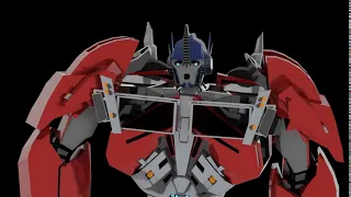 Transformers Prime - Optimus Prime Animation Testing