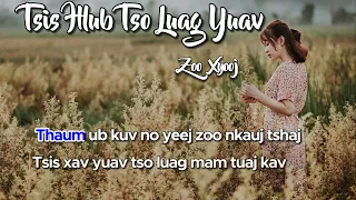 Tsis Hlub Tso Luag Yuav - Zoo Xyooj [ Karaoke / Instrumental ]