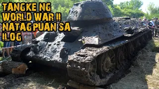 TANGKE NA GINAMIT NOONG WORLD WAR II  NATAGPUAN SA ILOG