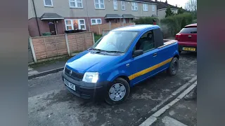 Crazy fiat panda pickup build start to finish in 5 days