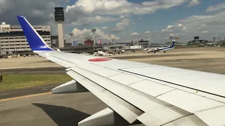 離陸前の機内アナウンスから離陸映像！ポーンポーン4連発！