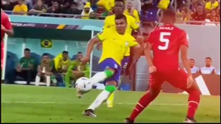 World Cup 2022 - Casemiro Goal - Brazil v Switzerland