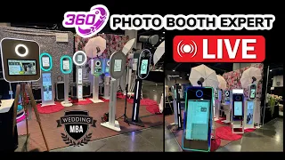 360Photo booth expert live at wedding mba 2024