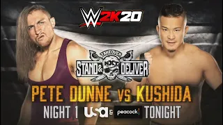 PETE DUNNE VS KUSHIDA NXT TAKEOVER STAND AND DELIVER 2021