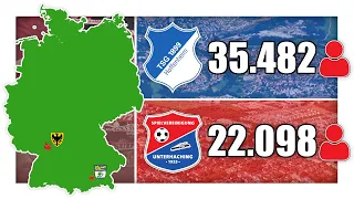 Die 5 KLEINSTEN Bundesliga-Städte!