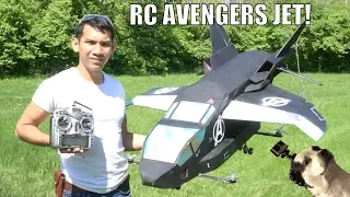 Real FLYING avengers Quinjet RC airplane