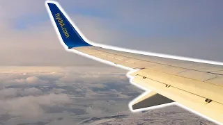 Международные Авиалинии Украины (МАУ) снижение и посадка в аэропорту «Киев Борисполь» - ВПП 36R