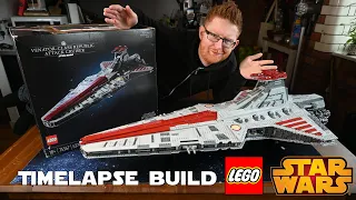 Lego Star Wars UCS Venator Timelapse Build - 5374 Pieces in 6 Minutes