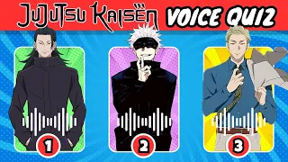 Guess the Jujutsu Kaisen character by voice🔊 ? [⚠️Only Otaku⚠️]