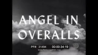 LOCKHEED P-38 LIGHTNING WORLD WAR II FILM " ANGEL IN OVERALLS "  DICK BONG   31494