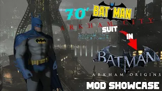 70' Batman suit in Arkham Origins Skin MOD Showcase (Batman Arkham City's 1970 suit)