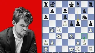 Magnus Carlsen tested in the Sveshnikov - Van Foreest vs Carlsen | Tata Steel Chess 2019