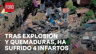 Explosión en Tlalpan: Lleva 4 infartos, pero está viva, abuelita quemada  - Las Noticias