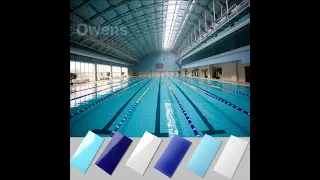 size 244x119mm cobalt blue bullnose swim pool tile supplier