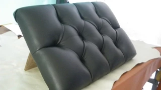 Diamond-Tufting Designs  (capitoné)- Leather Upholstery-Hand-Made