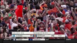 2017 SYRACUSE GAME WINNING BUZZER   BEATER  VS DUKE BLUE DEVILS 2⁄22⁄17