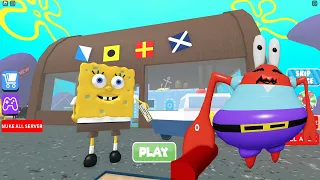 ESCAPE SPONGEBOB AND KRUSTY KRAB OBBY New Update Roblox - All Bosses Battle FULL GAME #roblox