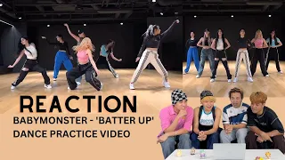 (Reaction) ไปเต้นหน้าตึก YG มาด้วย!! | BABYMONSTER - 'BATTER UP' DANCE PRACTICE VIDEO | D-LAB TV