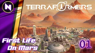 Spreading Bacterial Life On Mars in TERRAFORMERS | 1/3 | Lets Play