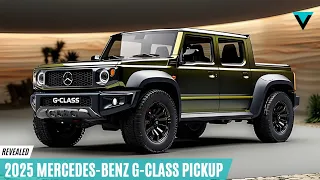 2025 Mercedes-Benz G-Class Pickup Reveal - Will Become the King of Pickup Trucks!?