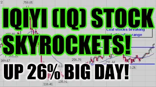IQIYI (IQ) STOCK SKYROCKETS! UP 26% BIG DAY!