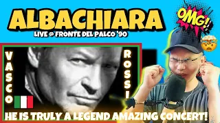 VASCO ROSSI - ALBACHIARA LIVE [FRONTE DE PALCO ‘90] 🇮🇹 (REACTION)