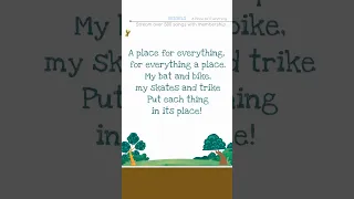 A Place for Everything - Children’s Christian Songs, TheBibleTellsMeSo.com