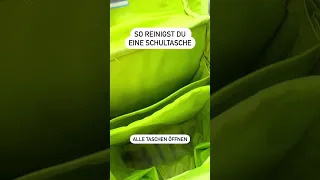 Schulranzen reinigen