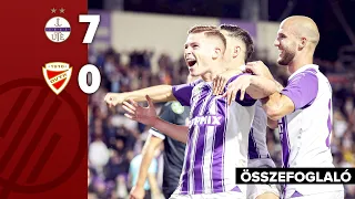 NB I: Újpest–DVTK 7–0 | összefoglaló