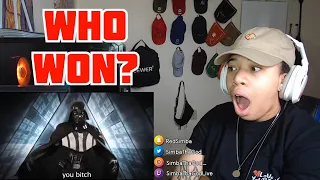 Hitler vs Vader 1-3. Epic Rap Battles of History | REACTION